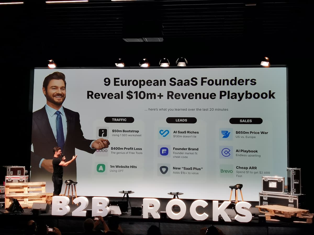 B2B Rocks 2024 review image by Antoine Spadoni