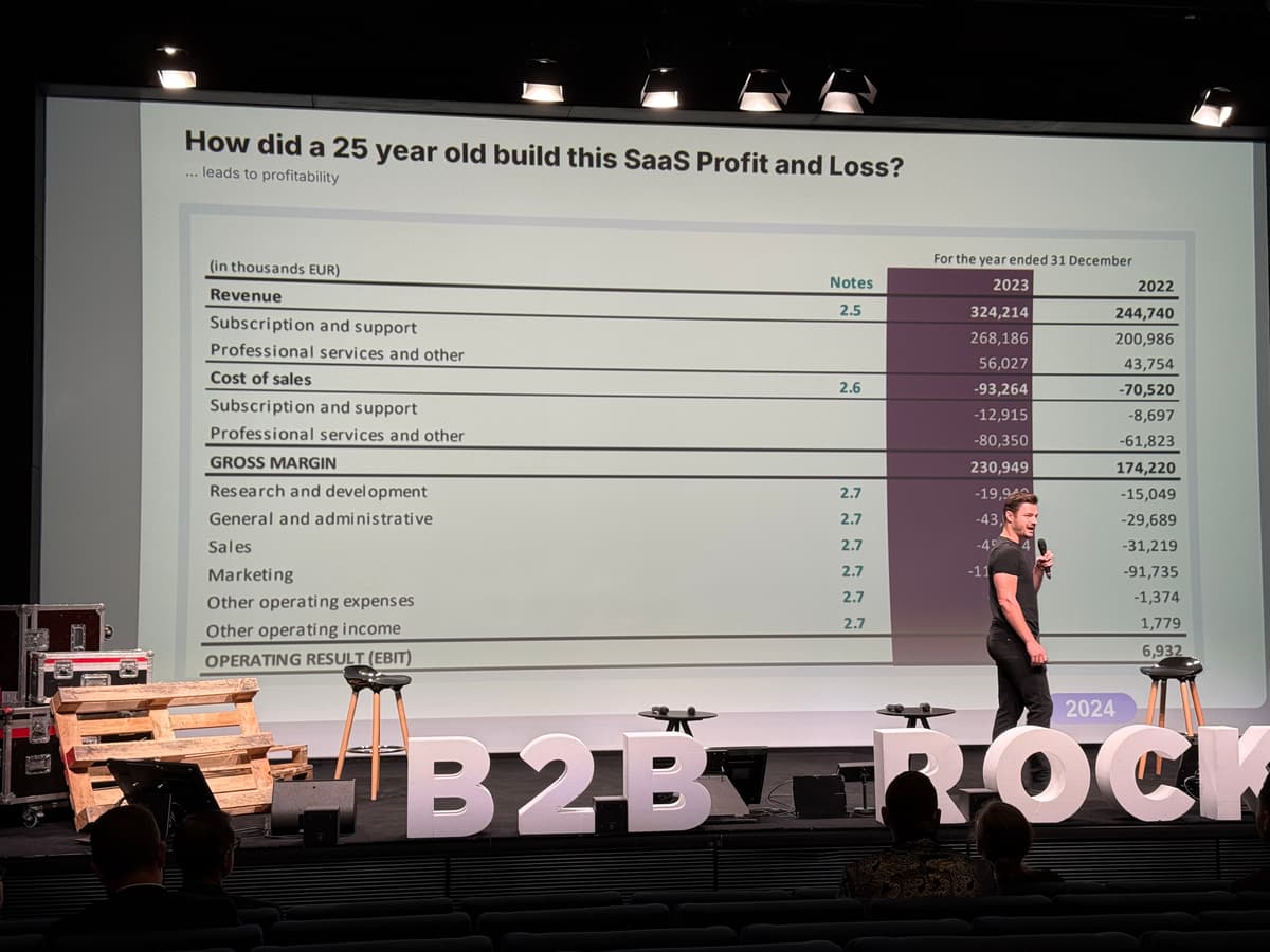 B2B Rocks 2024 review image by Lionel Pereira