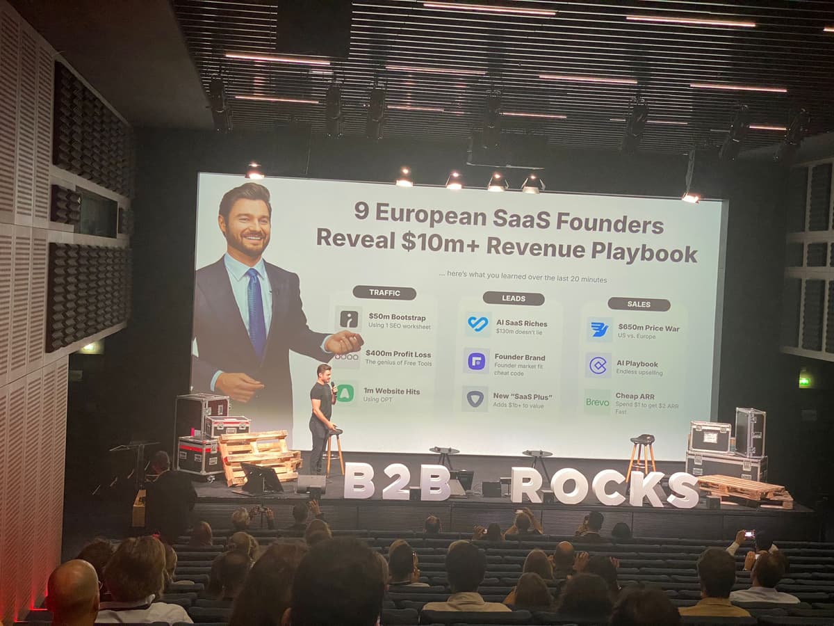 B2B Rocks 2024 review image by Hugo Lercher