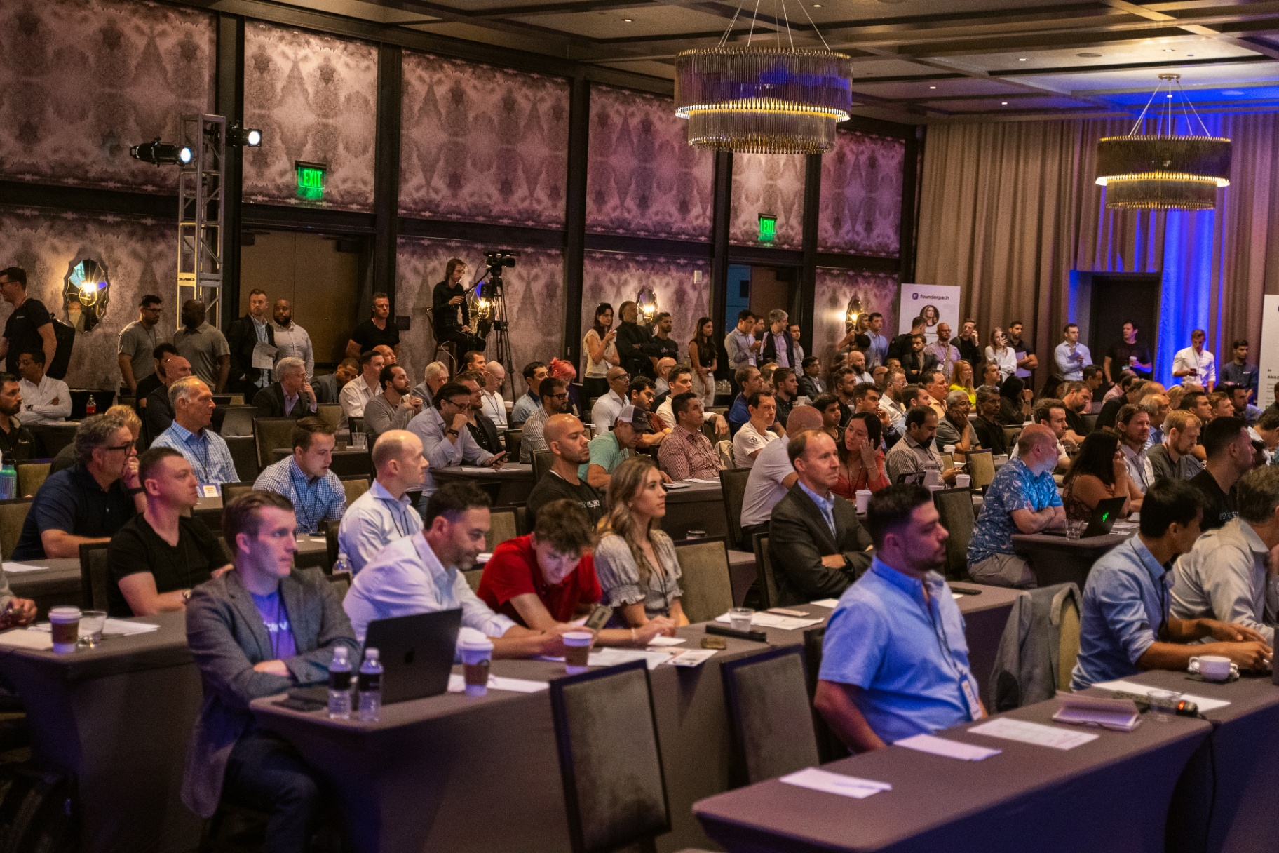 Engaged audience at a Founderpath CEO event